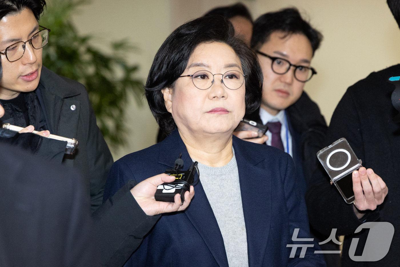 (서울=뉴스1) 이승배 기자 = 이혜훈 기획예산처 장관 후보자가 23일 서울 여의도 국회에서 열린 제431회국회(임시회) 재정경제기획위원회 인사청문회에 출석하고 있다. 2026.1 …