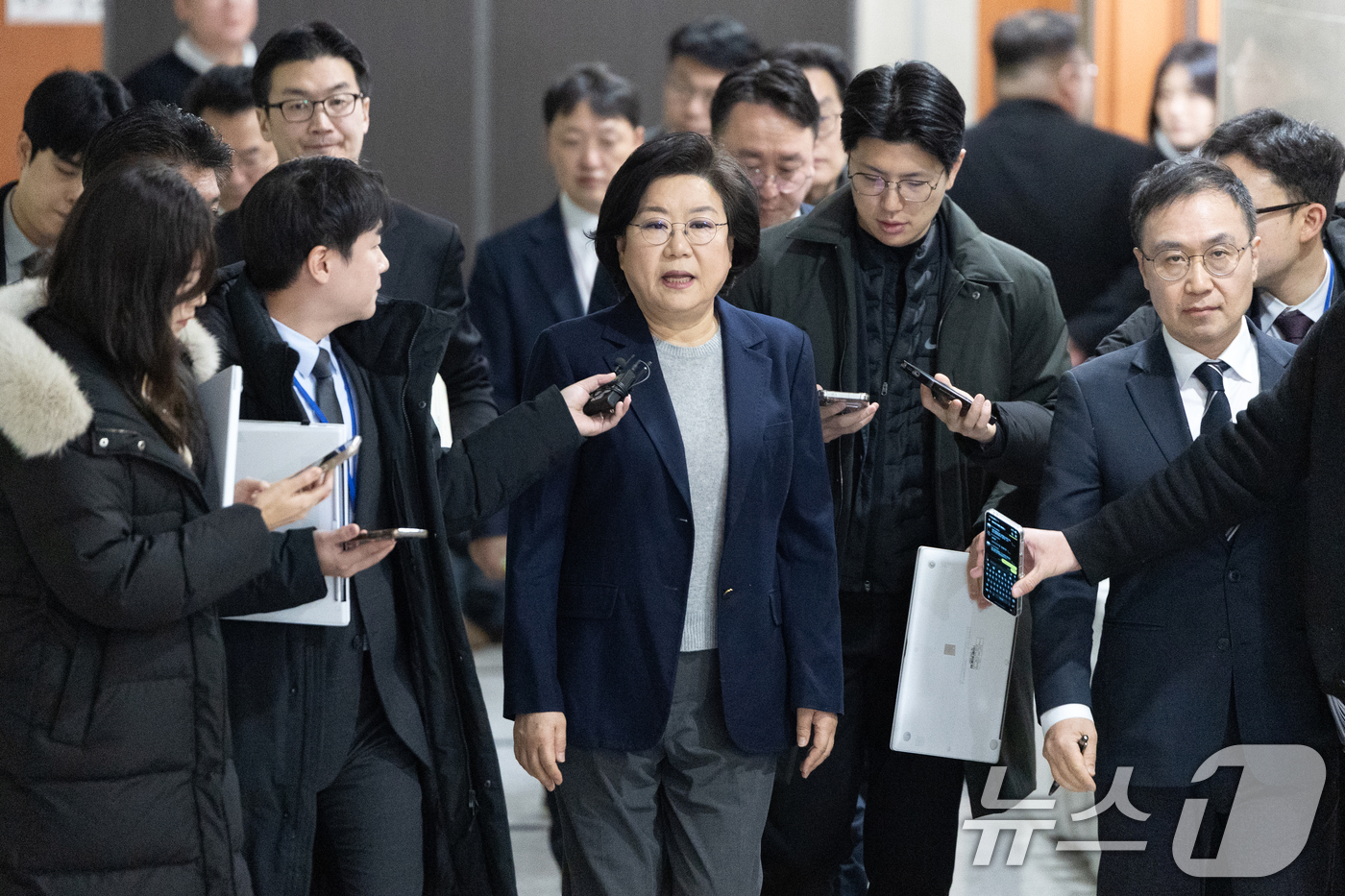 (서울=뉴스1) 이승배 기자 = 이혜훈 기획예산처 장관 후보자가 23일 서울 여의도 국회에서 열린 제431회국회(임시회) 재정경제기획위원회 인사청문회에 출석하고 있다. 2026.1 …