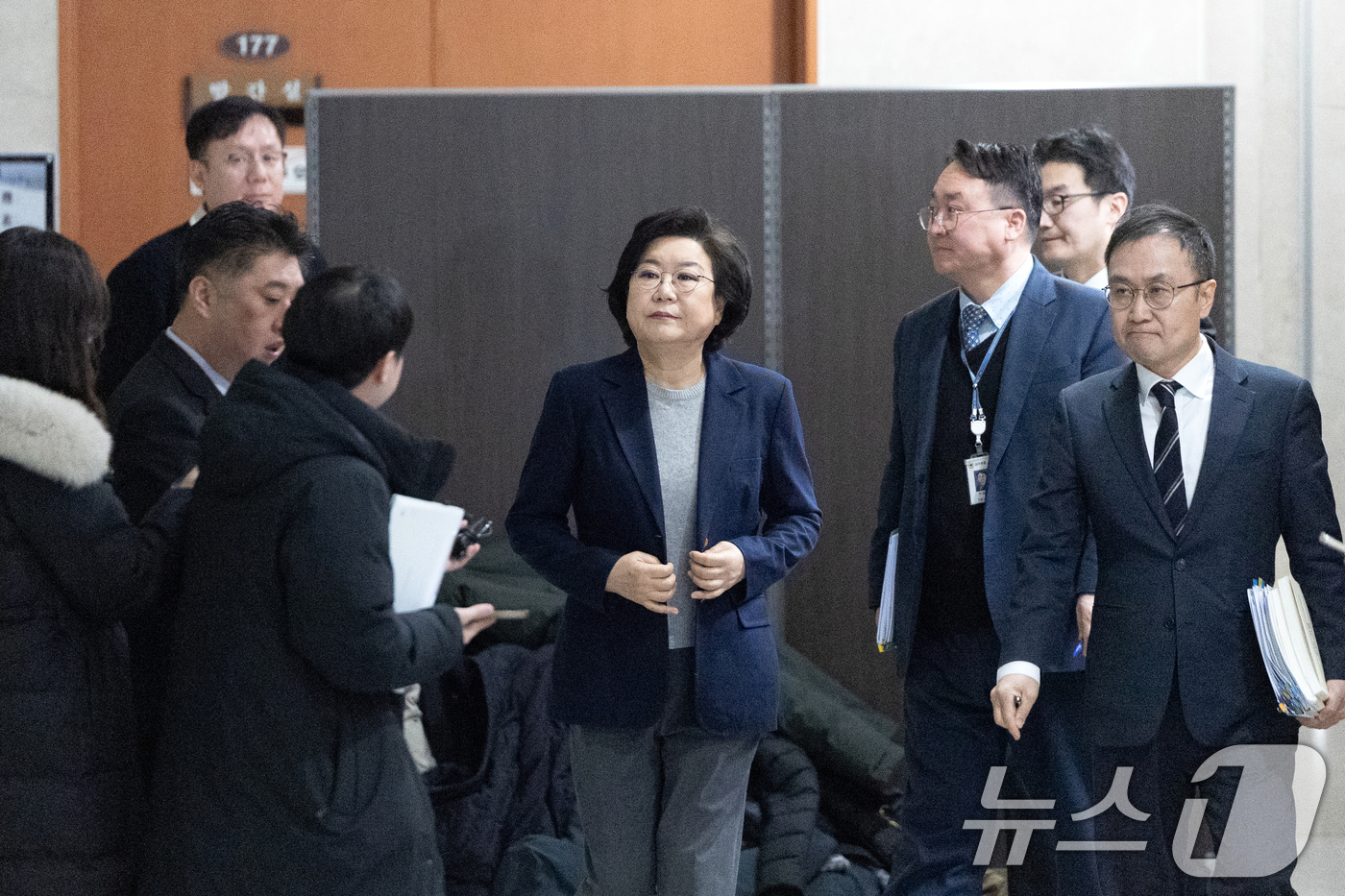 (서울=뉴스1) 이승배 기자 = 이혜훈 기획예산처 장관 후보자가 23일 서울 여의도 국회에서 열린 제431회국회(임시회) 재정경제기획위원회 인사청문회에 출석하고 있다. 2026.1 …