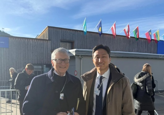 정기선, 다보스포럼서 테라파워 빌 게이트 회동…SMR 협력 논의