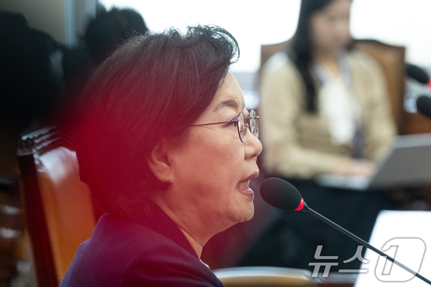 (서울=뉴스1) 이승배 기자 = 이혜훈 기획예산처 장관 후보자가 23일 서울 여의도 국회에서 열린 제431회국회(임시회) 재정경제기획위원회 인사청문회에 출석해 의원 질의에 답변하고 …