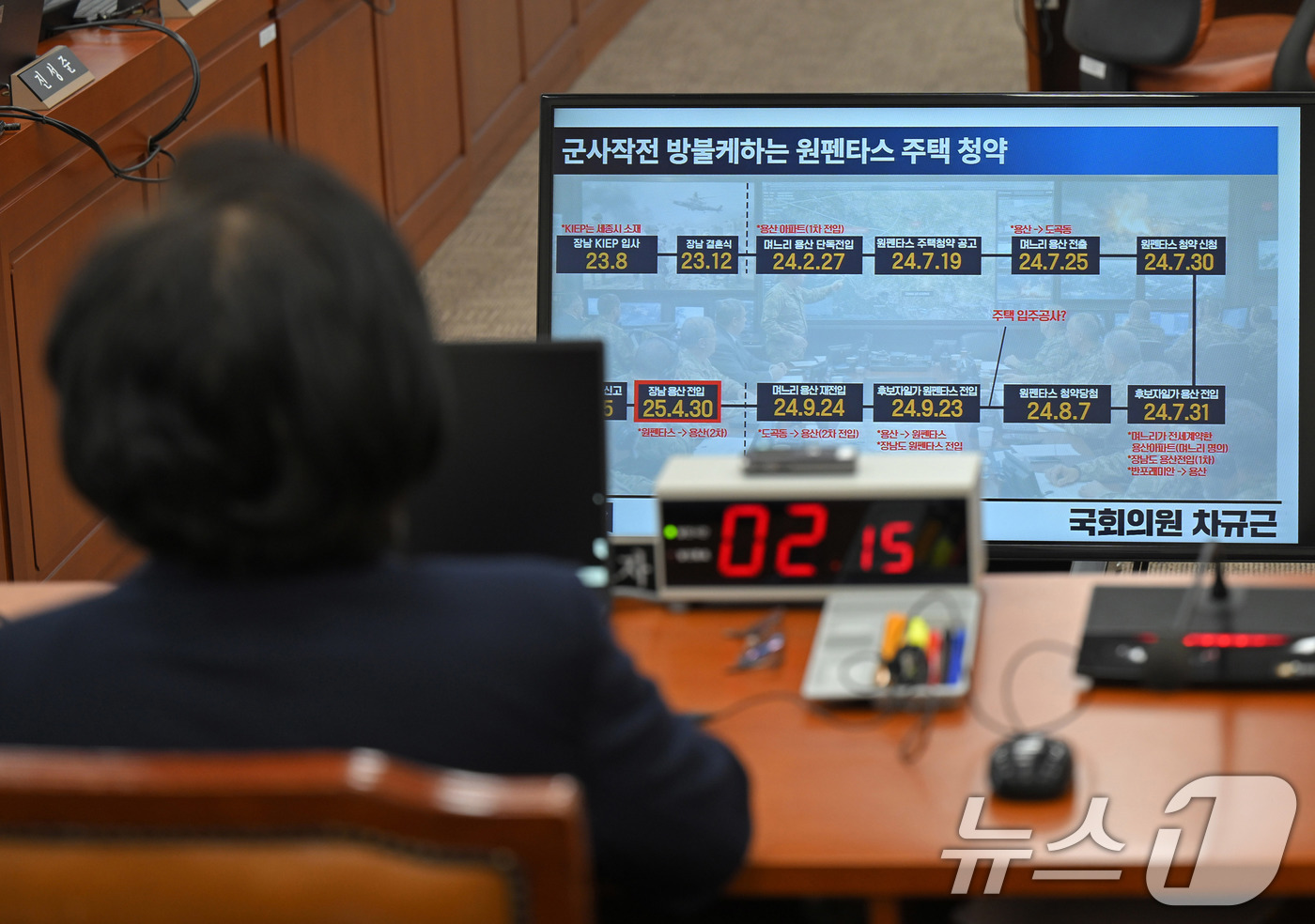 (서울=뉴스1) 이승배 기자 = 이혜훈 기획예산처 장관 후보자가 23일 서울 여의도 국회에서 열린 제431회국회(임시회) 재정경제기획위원회 인사청문회에 출석해 청약 관련 의원 질의 …