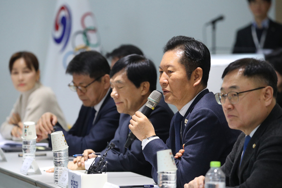 정청래, 국가대표 지도자와 간담회