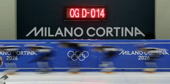 동계올림픽 'D-14' 훈련하는 쇼트트랙 선수들