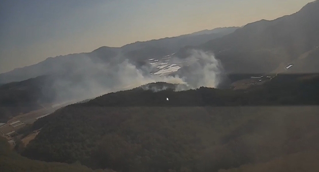 봉화 산불, 1시간51분 만에 주불 진화…잔불 정리중(종합2보)