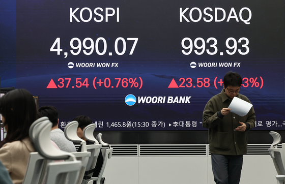 코스피·코스닥, 오름세로 장 마감
