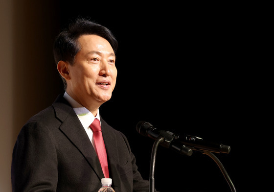 용산구민들에게 새해인사하는 오세훈 시장