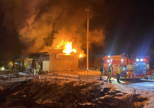 춘천 동내면 기도원 화재 80대 남성 팔에 화상