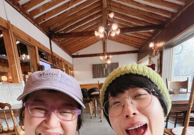 '유방암 투병' 박미선 "오랜만에 스크린골프 18홀 다 쳐…체력 많이 올라와"