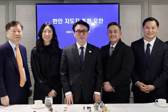 한인 지도자 초청 오찬 간담회 갖는 김민석 총리