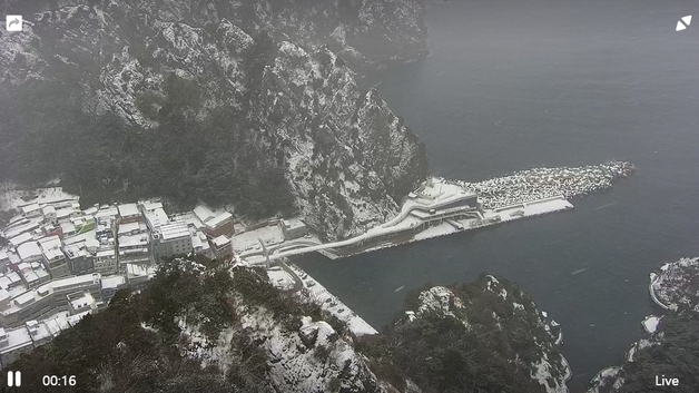 경북 울릉도·독도 '대설주의보' 해제