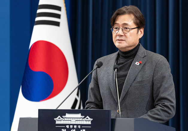 홍익표 정무수석 '이혜훈 기획예산처 장관 후보자 지명 철회 브리핑'