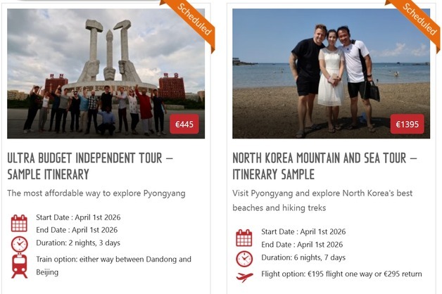 해외 北여행사, '김일성 생일·평양마라톤' 4월 관광 일정 무더기 공개