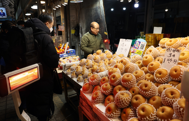 과일·채소값 안정에 설 차례상 물가 내려