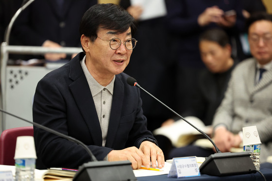 발언하는 김성 전남시장군수협의회장