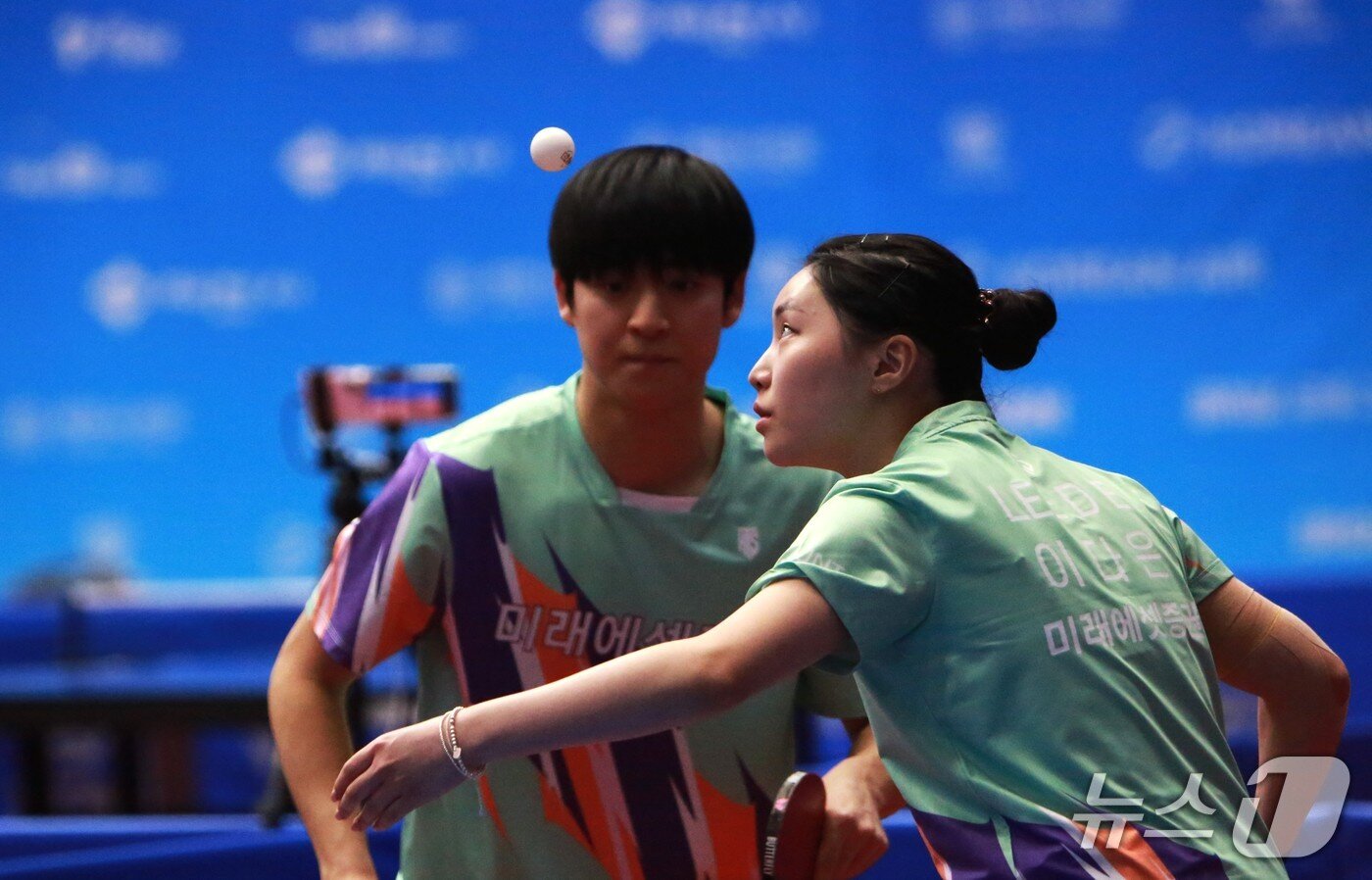 본문 이미지 - 박강현-이다은(미래에셋증권) 듀오.2026.1.25 ⓒNews1 /뉴스1 손도언 기자 