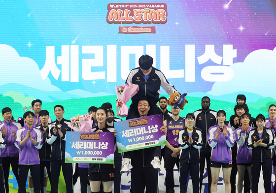 세리머니상 수상한 신영석·이다현