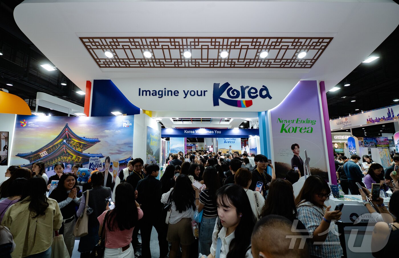 본문 이미지 - 태국국제여행 박람회 한국관 전경(한국관광공사 제공)