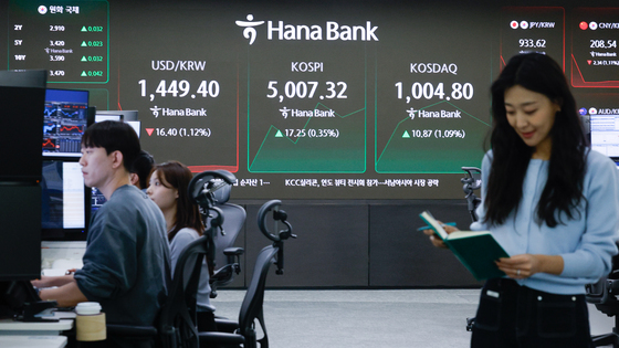 코스닥, 외인·기관 쌍끌이 매수에 '천스닥'