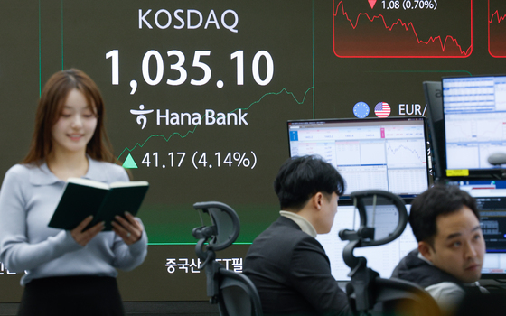 코스닥 4% 급등에 매수 사이드카 발동