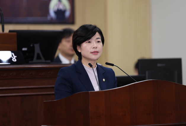 정연숙 청주시의원 "스마트 승강장 이동노동자 간이 쉼터로"