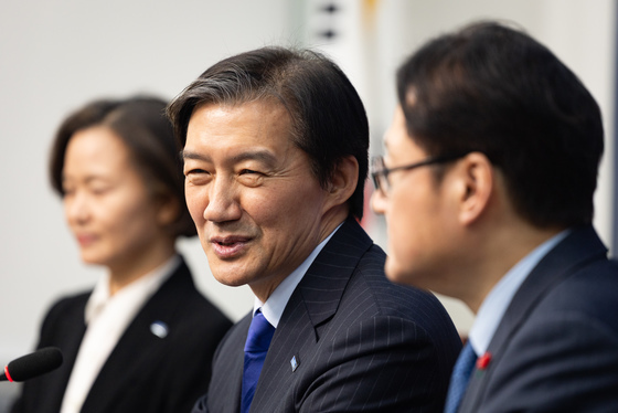 조국 조국혁신당 대표, 홍익표 靑 정무수석 접견