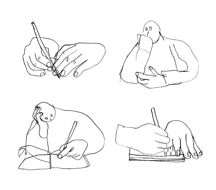 본문 이미지 - 엄유정, 드로잉, 2025, 종이에 잉크, 50x42cm, 사진_ 작가 제공