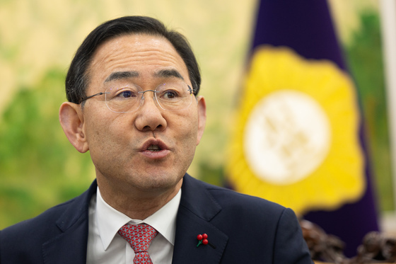 대구시장 출마 밝히는 주호영 국회부의장