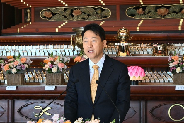 [동정] 오세훈, 한국불교종단협의회 신년하례법회 참석