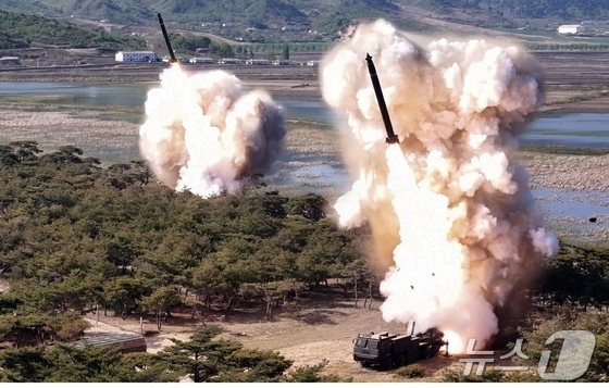 北, 美 국방차관 韓日 순방 맞춰 탄도미사일 발사 도발(종합)