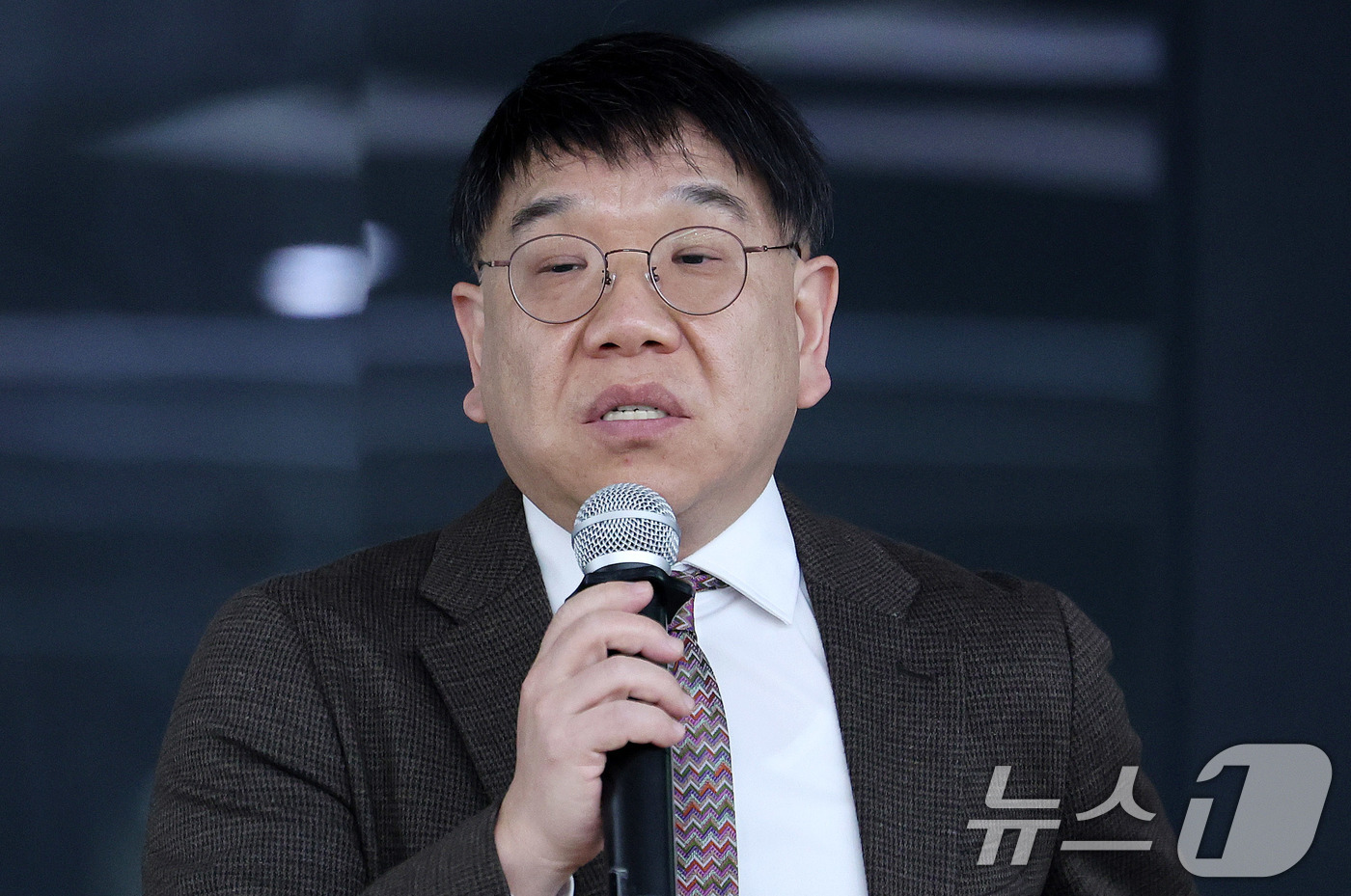 민희진 측 뉴진스 템퍼링 의혹 관련 기자회견 사진