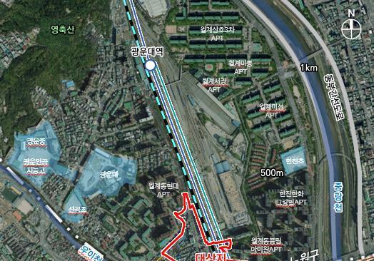 서울 석계역 일대 8만㎡ 지구단위계획 신설…도로 넓히고 상가 확대