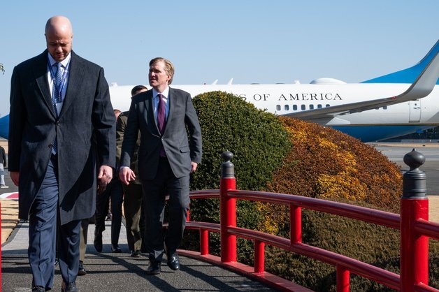 콜비, 日외무차관·방위차관과 회동…"동맹 억지력 강화 논의"