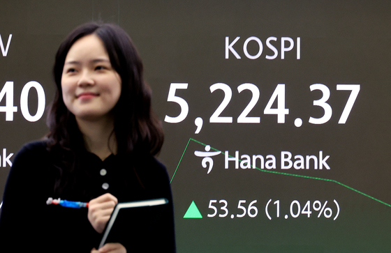 코스피 5200·코스닥 1160선 돌파…"반도체·이차전지株 랠리"[개장시황]