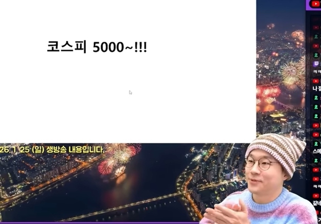 "3000도 아닌 그게 돼?"…불과 반년 전 '코스피 5000' 조롱한 365만 유튜버