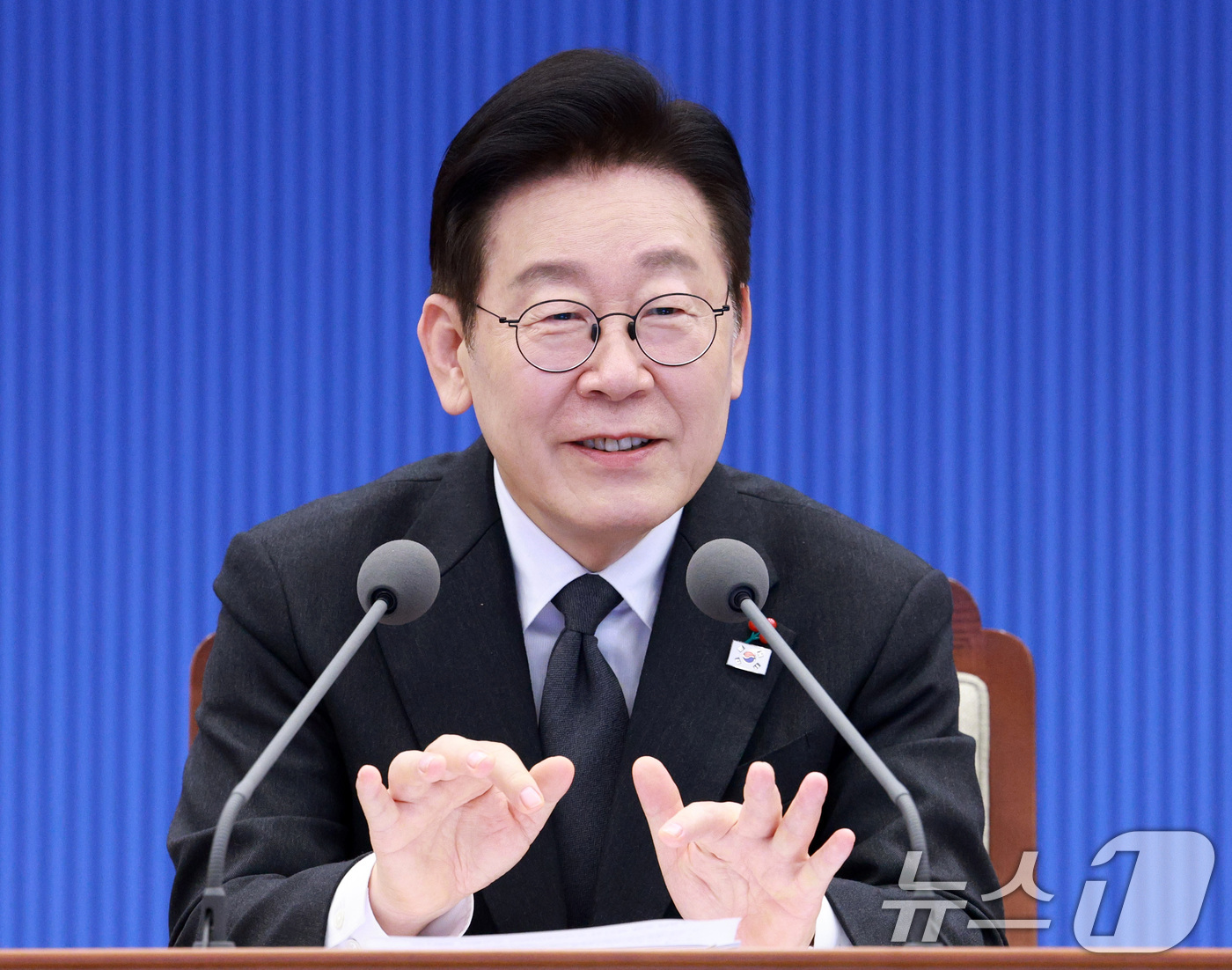 수석보좌관회의 발언하는 이재명 대통령 뉴스1 