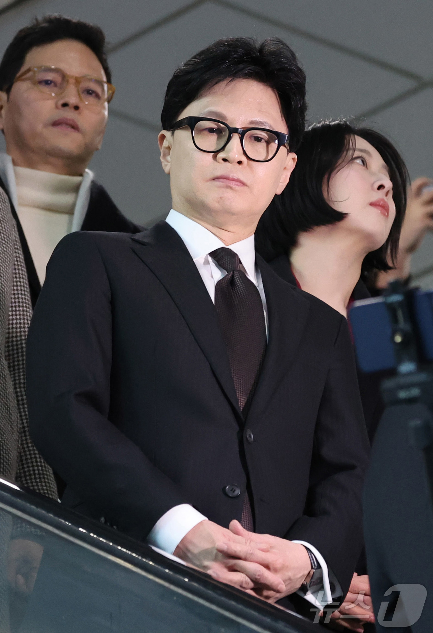 (서울=뉴스1) 이승배 기자 = 국민의힘에서 제명된 한동훈 전 대표가 29일 제명 결정과 관련해 기자회견을 마친 뒤 국회 소통관을 나서고 있다. 2026.1.29/뉴스1