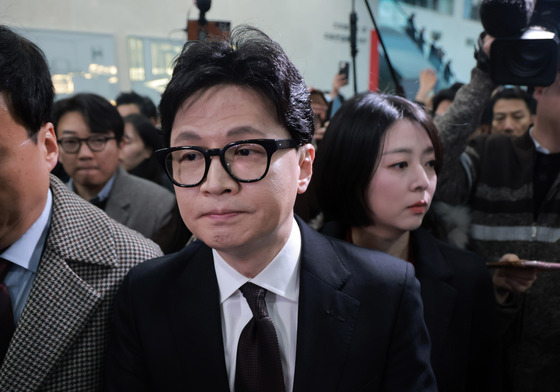 입장 발표 마친 한동훈