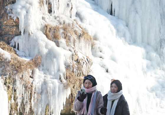 강추위가 만든 풍경