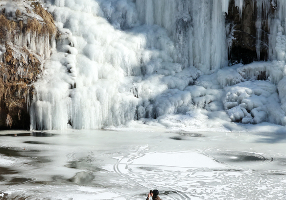 한파가 만들어낸 겨울 풍경