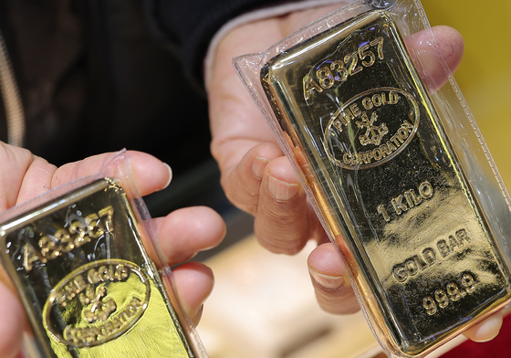 국제금값 사상 최고치, 5500달러 돌파