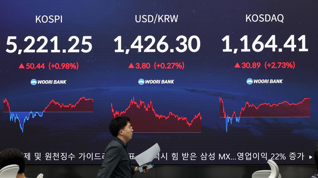 90만닉스도 찍었다…코스피, 5240선 넘어서며 강세 [개장시황]