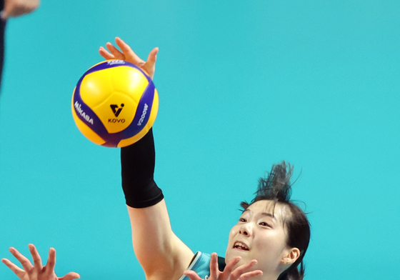 공격 시도하는 GS칼텍스 유서연