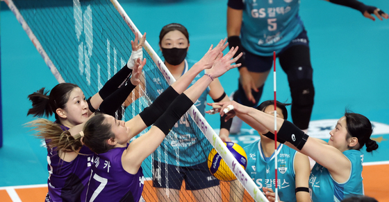 GS칼텍스 권민지 '2:1은 힘들어'