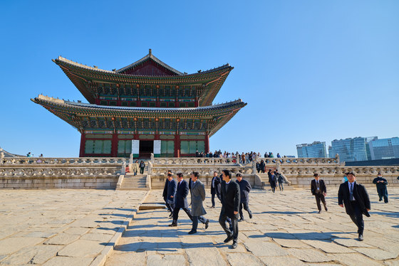 경복궁 찾은 이재명 대통령