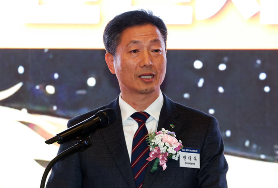 신년사하는 전대욱 한수원 사장 직무대행