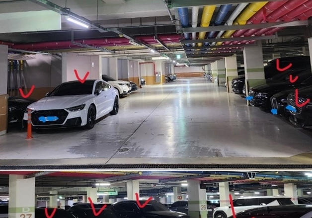 아파트 주차장 '렌터카 차고지'로 쓴 주민…"이중주차도 상습" 이웃 분통