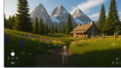 본문 이미지 - 구글 월드 모델 AI '지니 3' 시뮬레이션 예시(구글 제공). ⓒ 뉴스1