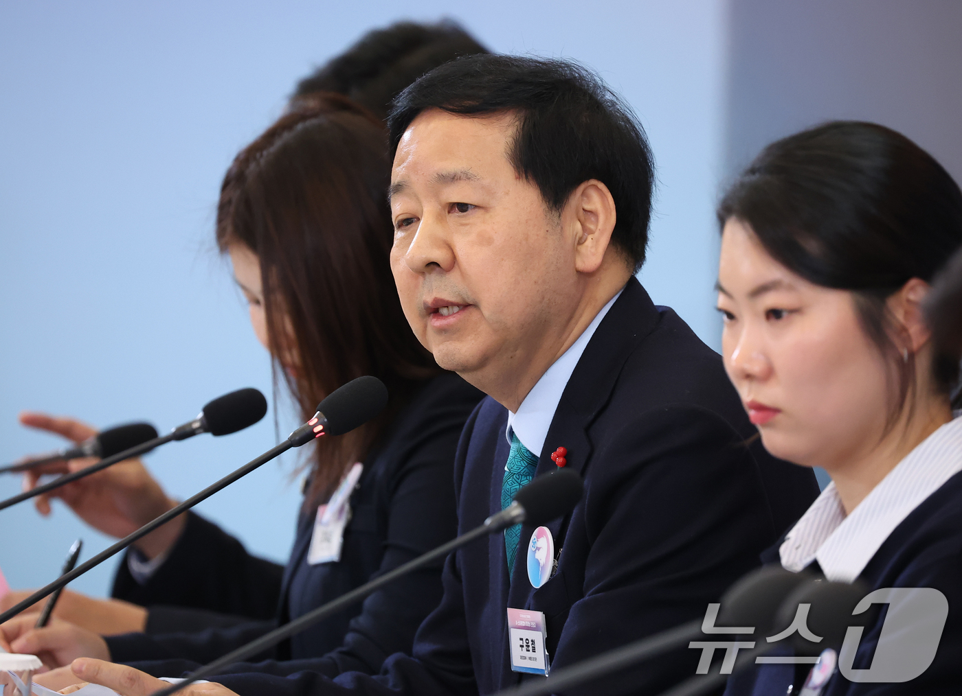 (서울=뉴스1) 허경 기자 = 구윤철 부총리 겸 재정경제부 장관이 30일 청와대에서 열린 국가창업시대 전략회의  'K-스타트업이 미래를 만든다'에서 스타트업 열풍 조성방안에 대해 …