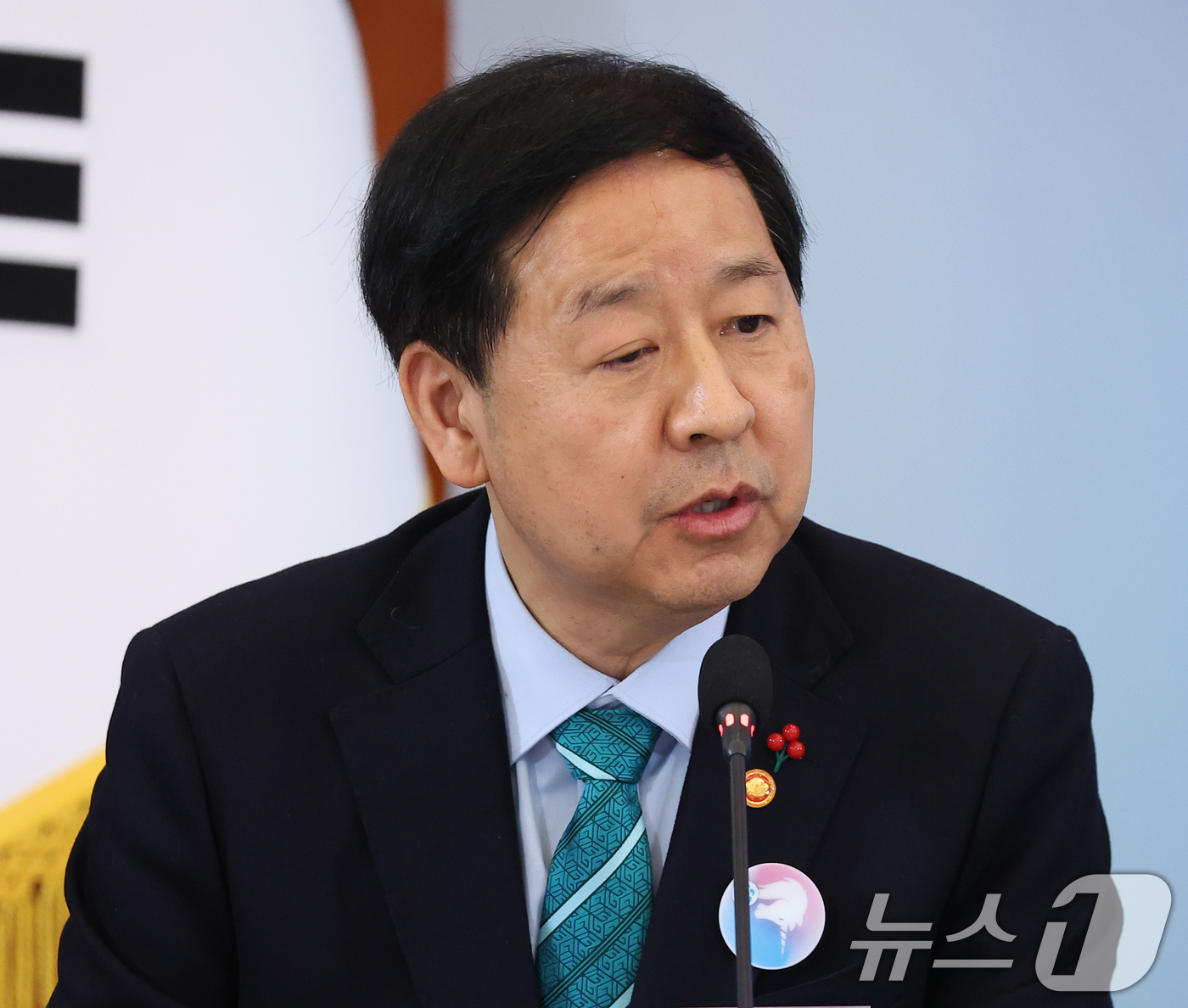 (서울=뉴스1) 허경 기자 = 구윤철 부총리 겸 재정경제부 장관이 30일 청와대에서 열린 국가창업시대 전략회의  'K-스타트업이 미래를 만든다'에서 스타트업 열풍 조성방안에 대해 …